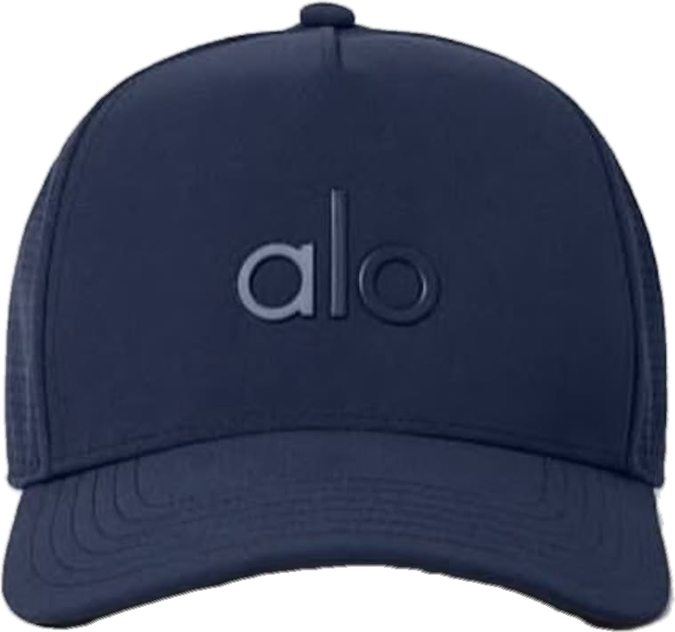 Casquette bleu marine à logo